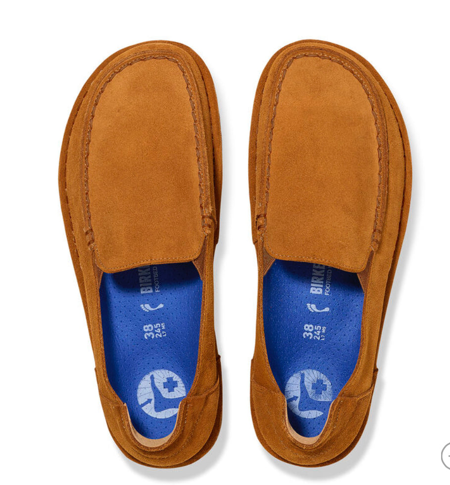 Birkenstock Utti Suede Leather Moccasin Mink - All Mixed Up