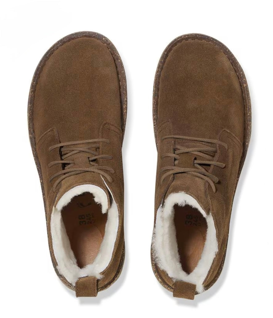 Birkenstock Uppsala Mid Shearling
Suede Leather - Dark Tea