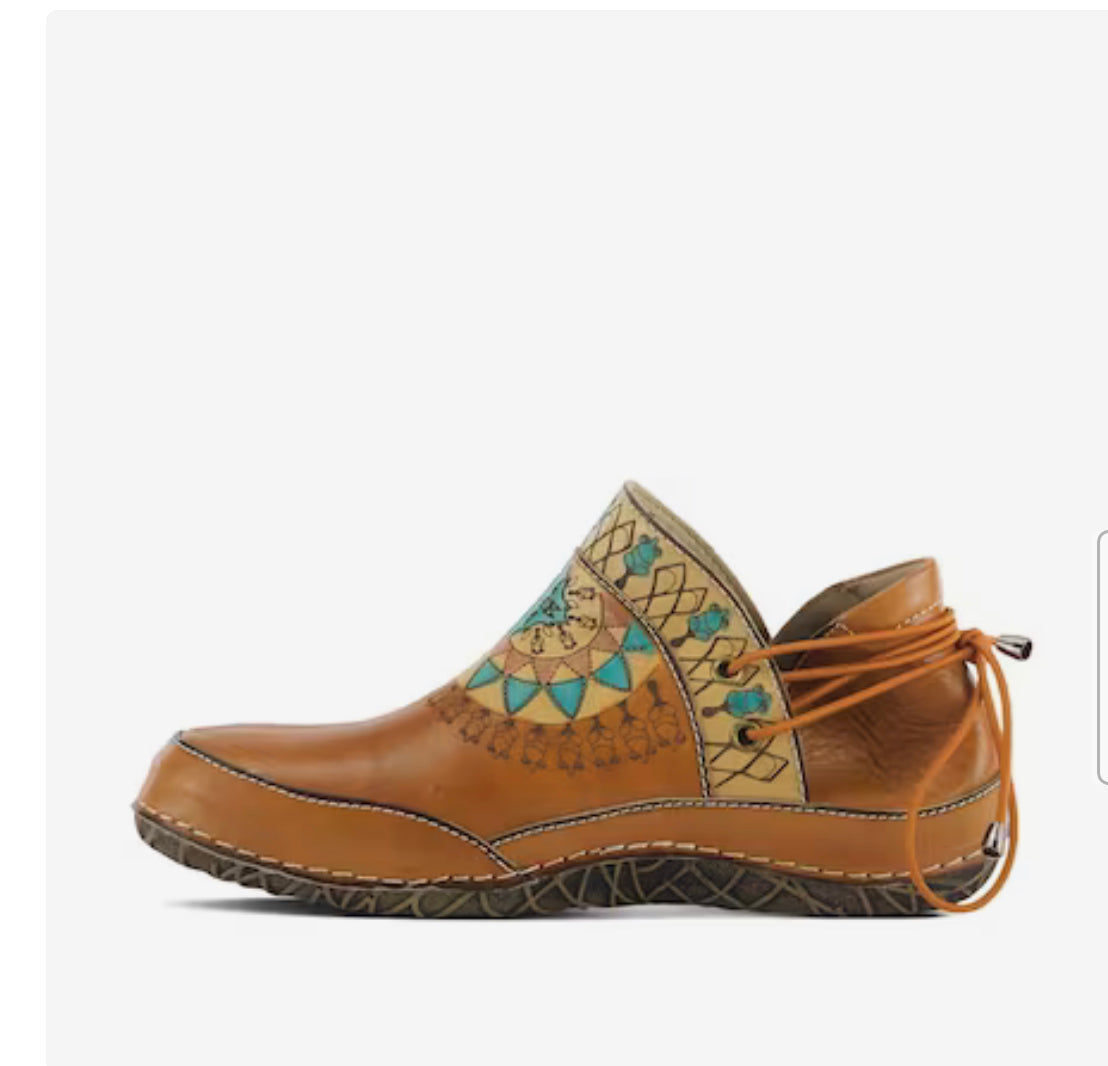 L'Artiste By Spring Step Windermere Bootie Camel Multi Leather - All Mixed Up