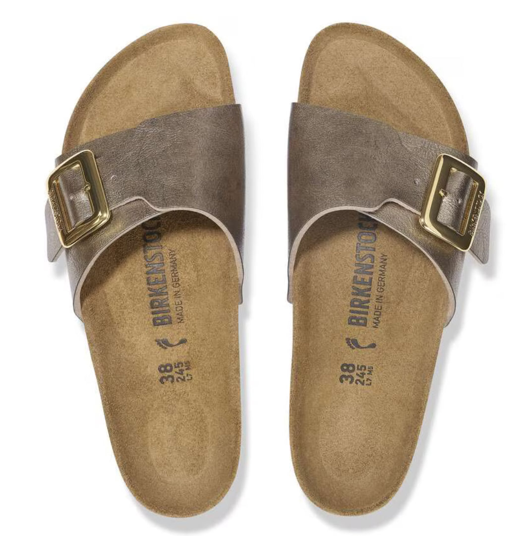Birkenstock Catalina Luxe Buckle
Birko-Flor Graceful Taupe