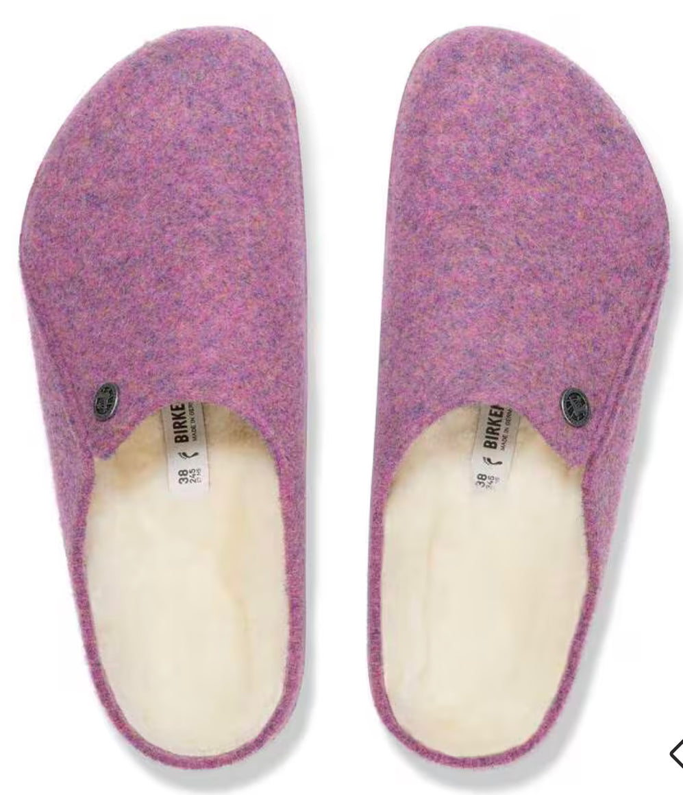 Birkenstock Zermatt Shearling Mauve Slipper