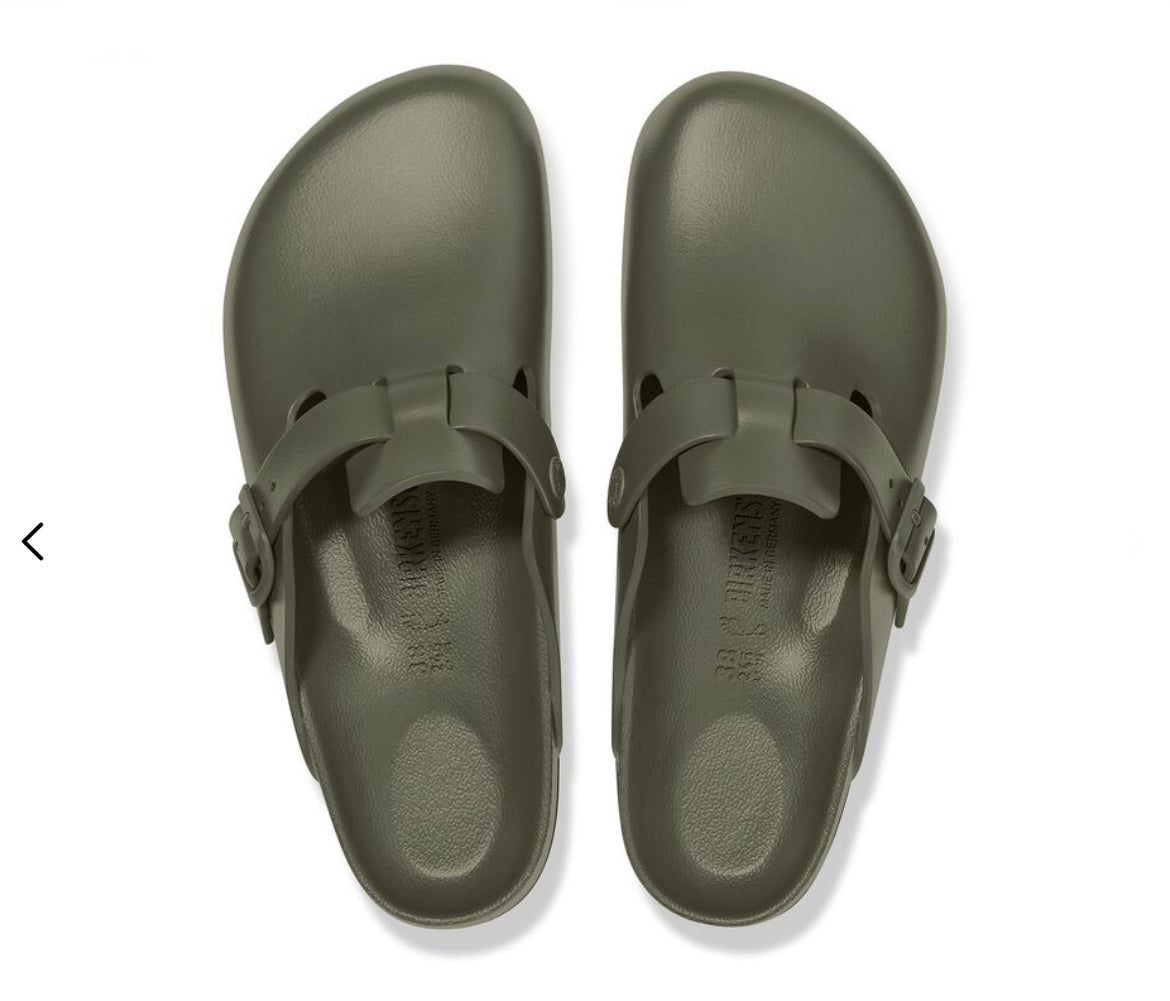 Birkenstock Boston Eva Khaki Unisex