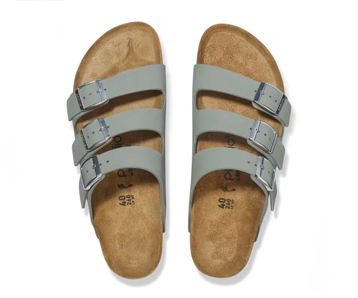 Birkenstock Florida Flex Platform
Nubuck Leather - Pure Sage