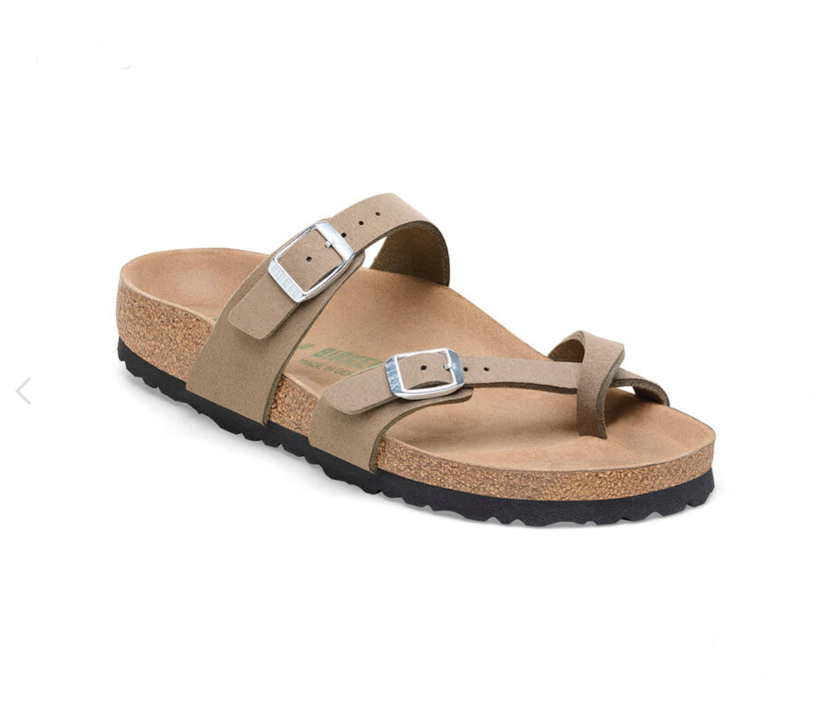 Birkenstock Mayari Vegan Gray / Taupe - All Mixed Up 