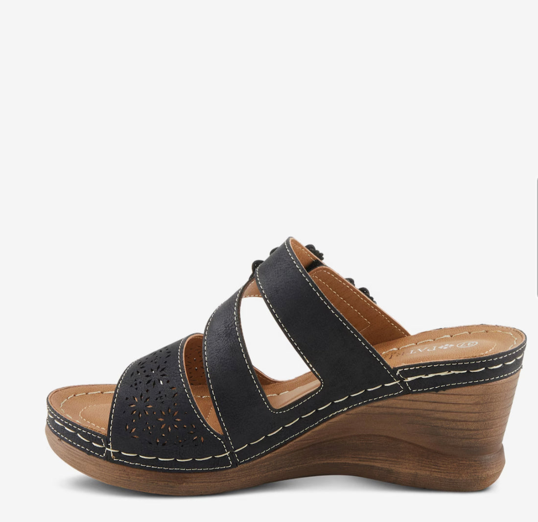 Patrizia By Spring Step Lolly Wedge Sandal - All Mixed Up