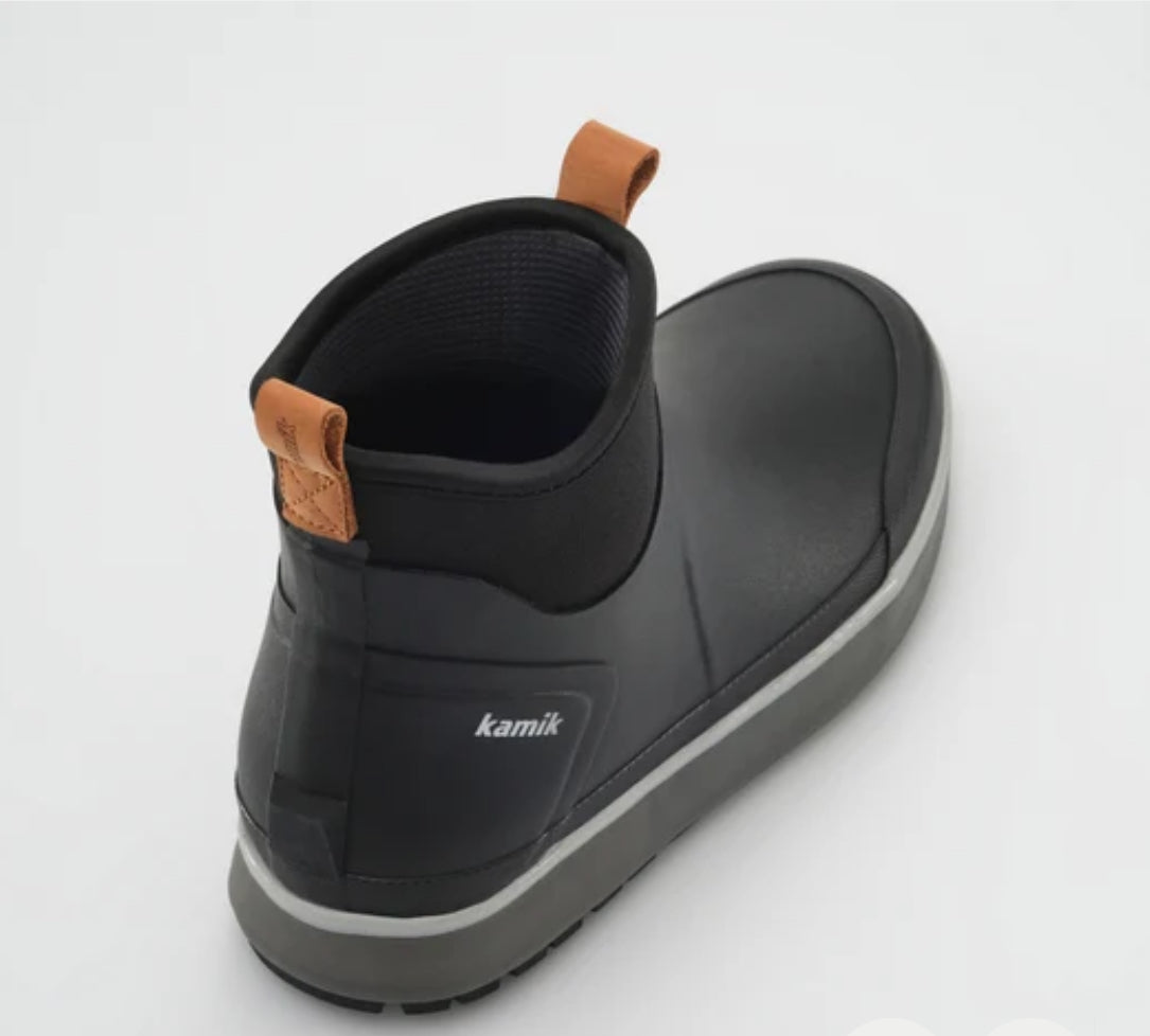 Kamik Lowtide Men’s Rain Boots – Black | All Mixed Up