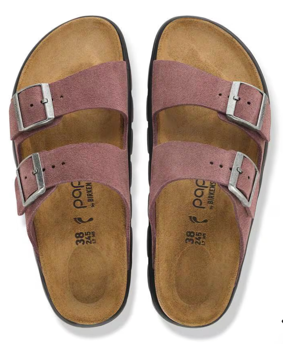 Birkenstock Arizona Chunky
Suede Leather Pepper