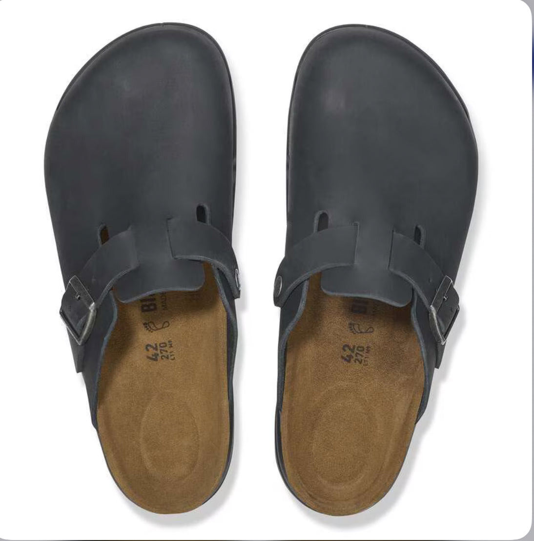 Birkenstock Boston Crosstown
Oiled Leather Black