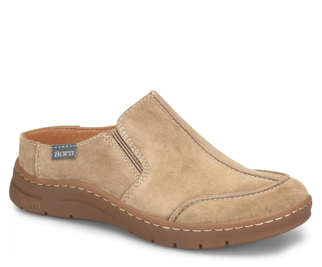 Born Dinah Taupe Suede Women’s Clog