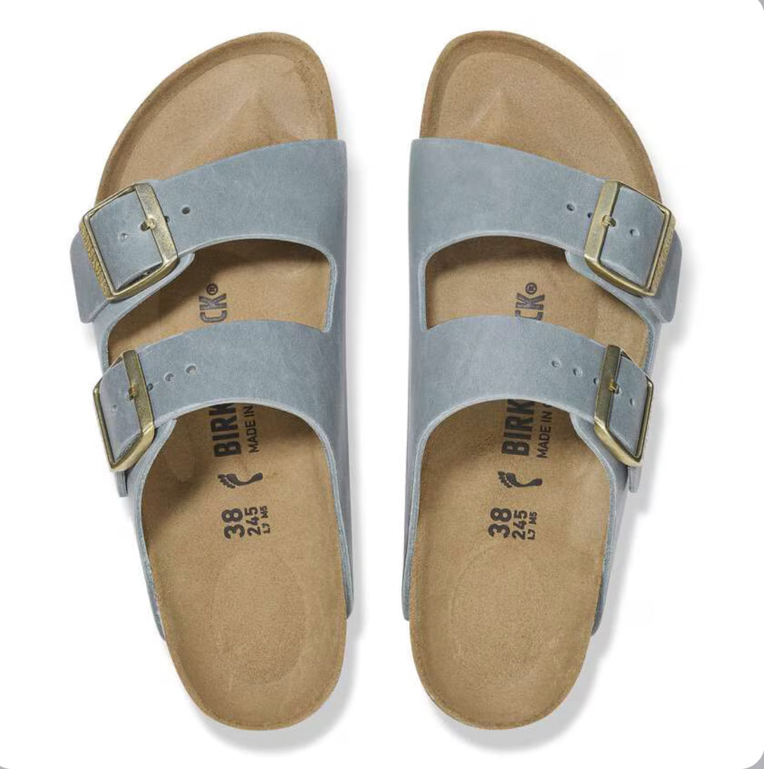 Birkenstock Arizona
Oiled Leather Basalt Gray