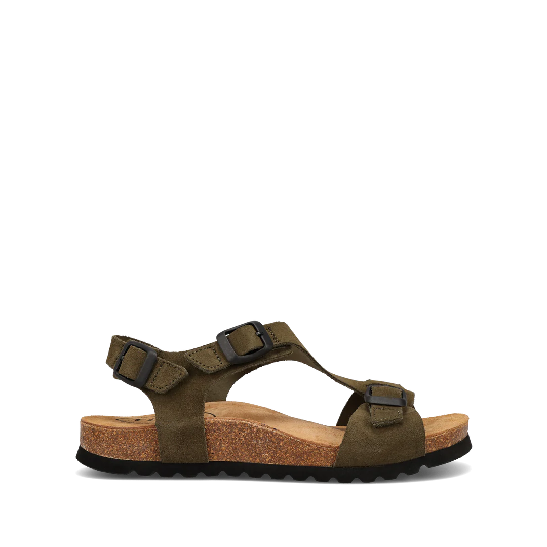 Taos MVP Olive Suede Women’s Sandal