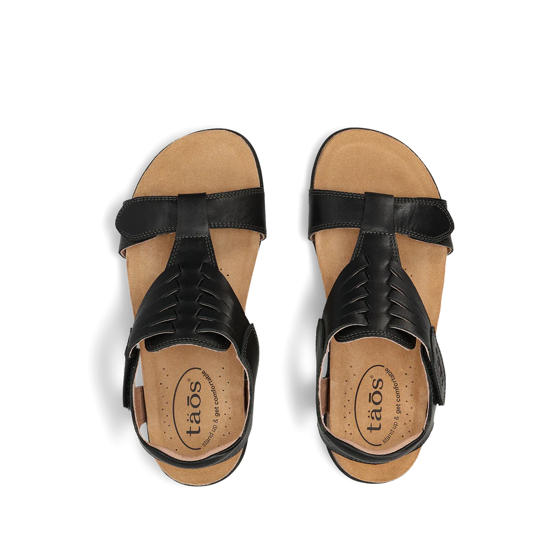 Taos Wonderful Black Women’s Sandal