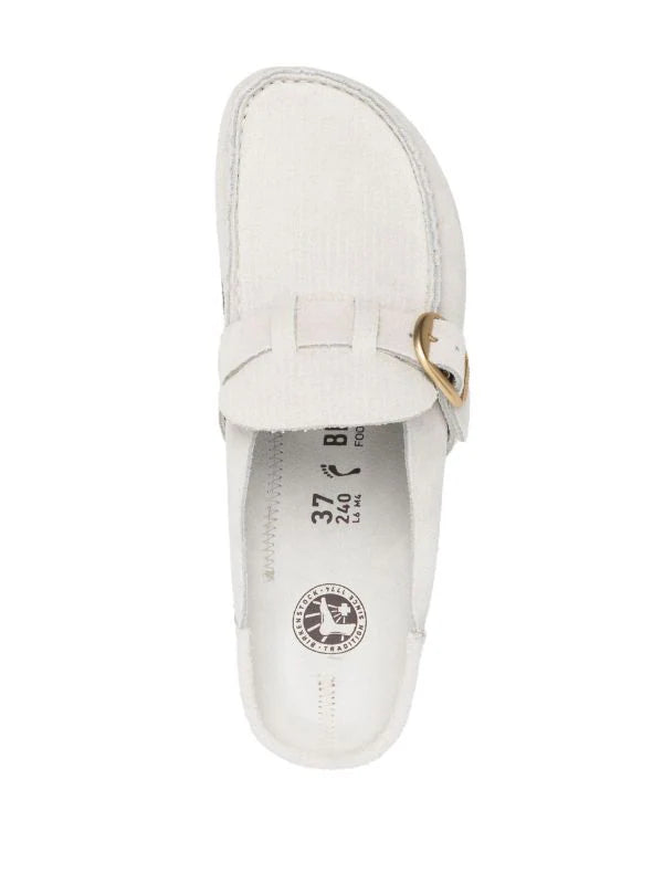 Birkenstock Buckley Corduroy Antique White Women’s Shoe - All Mixed Up