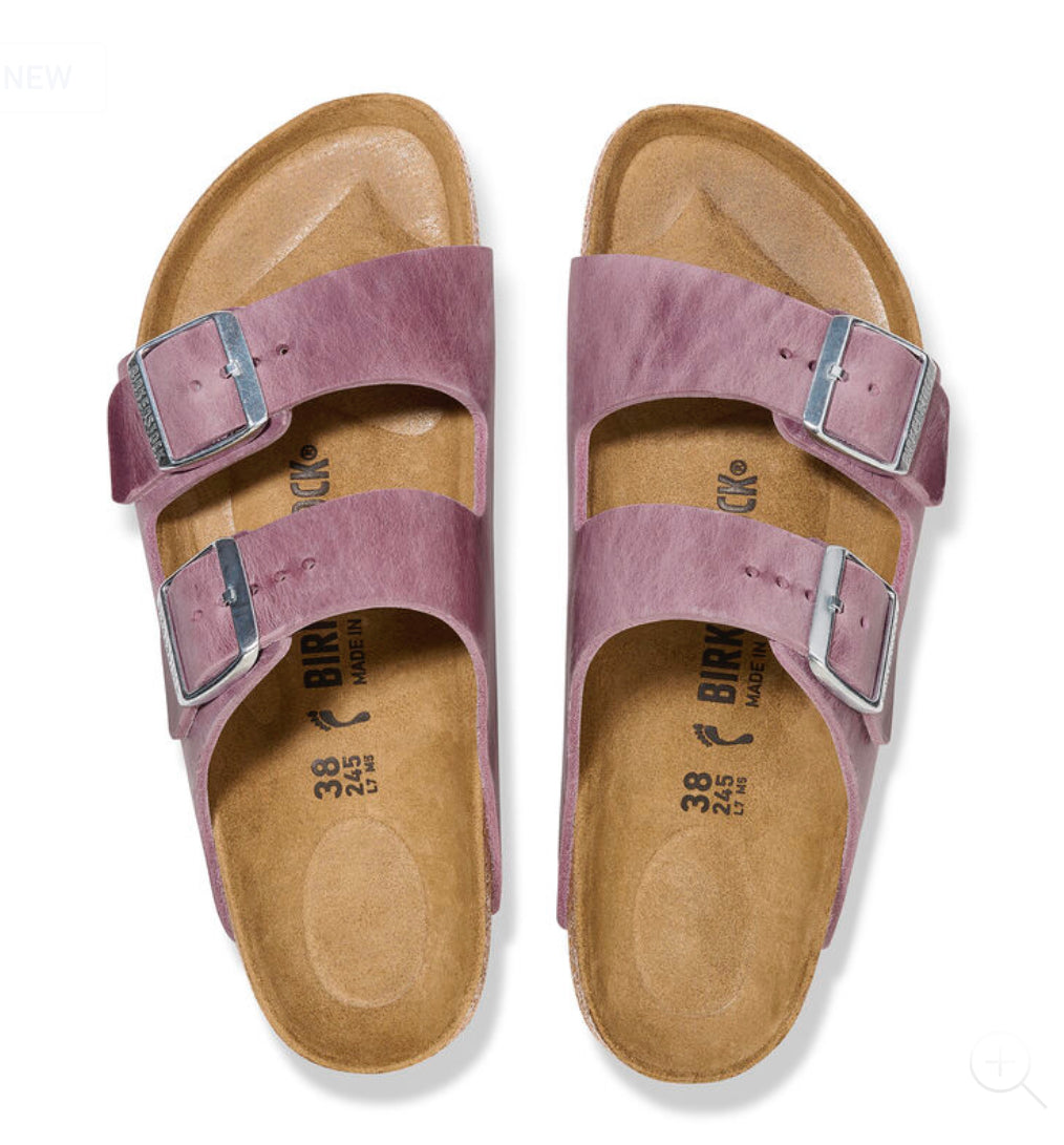 Birkenstock Arizona Lavender Oiled Leather - All Mixed Up