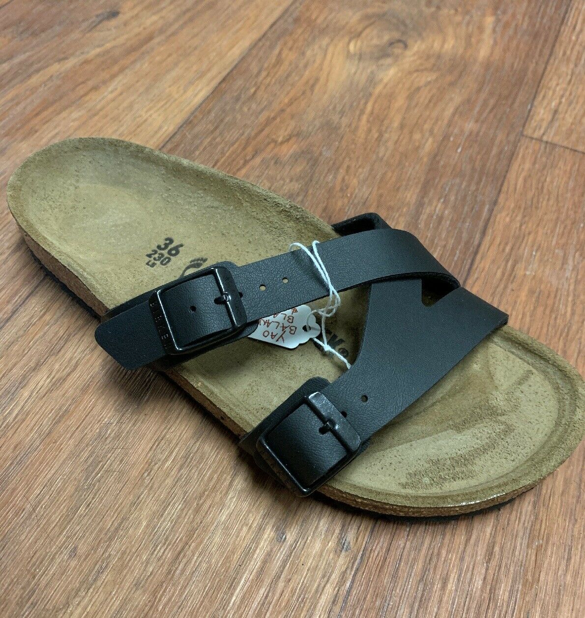 NEW Birkenstock Yao Balance Black Womens Traditional Footbed - All Mixed Up