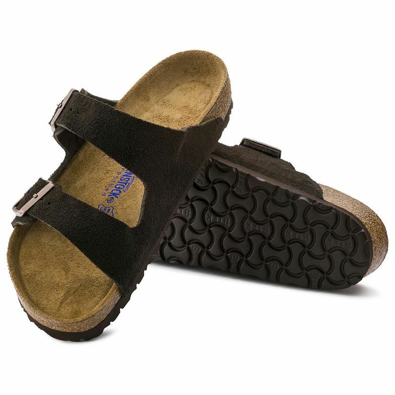 Birkenstock Arizona Mocha Suede SoftFootbed UniSex - All Mixed Up