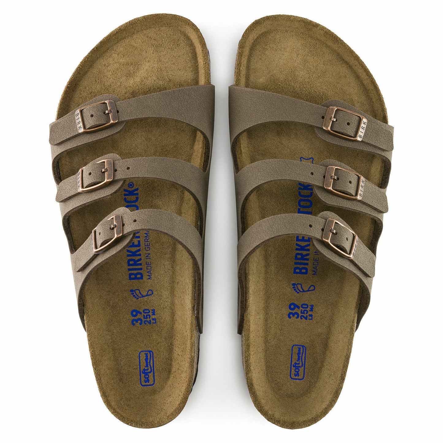 Birkenstock Florida Women's Mocha SoftFootbed - All Mixed Up