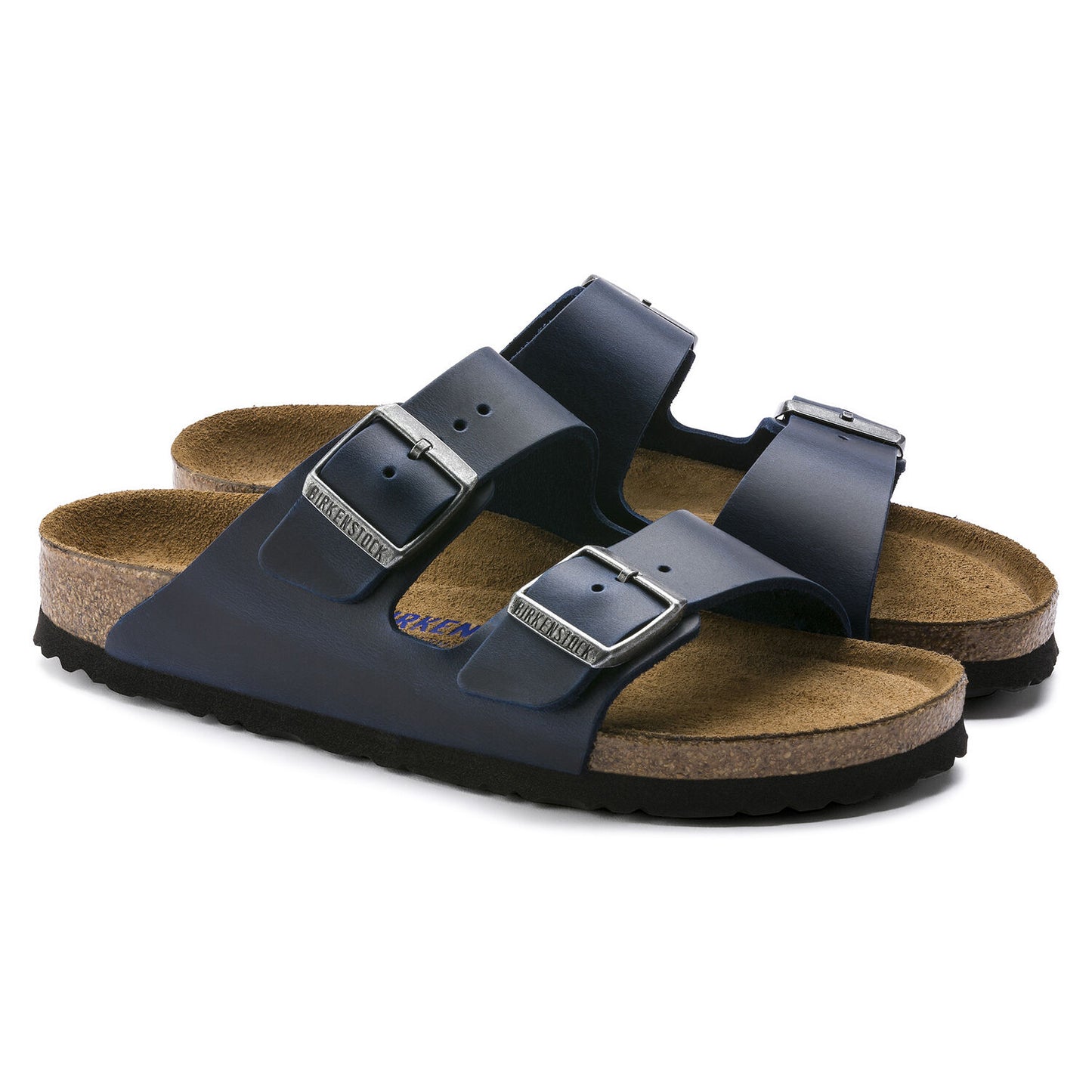 Birkenstock Arizona Blue Oiled Leather Softbed UNISEX - All Mixed Up
