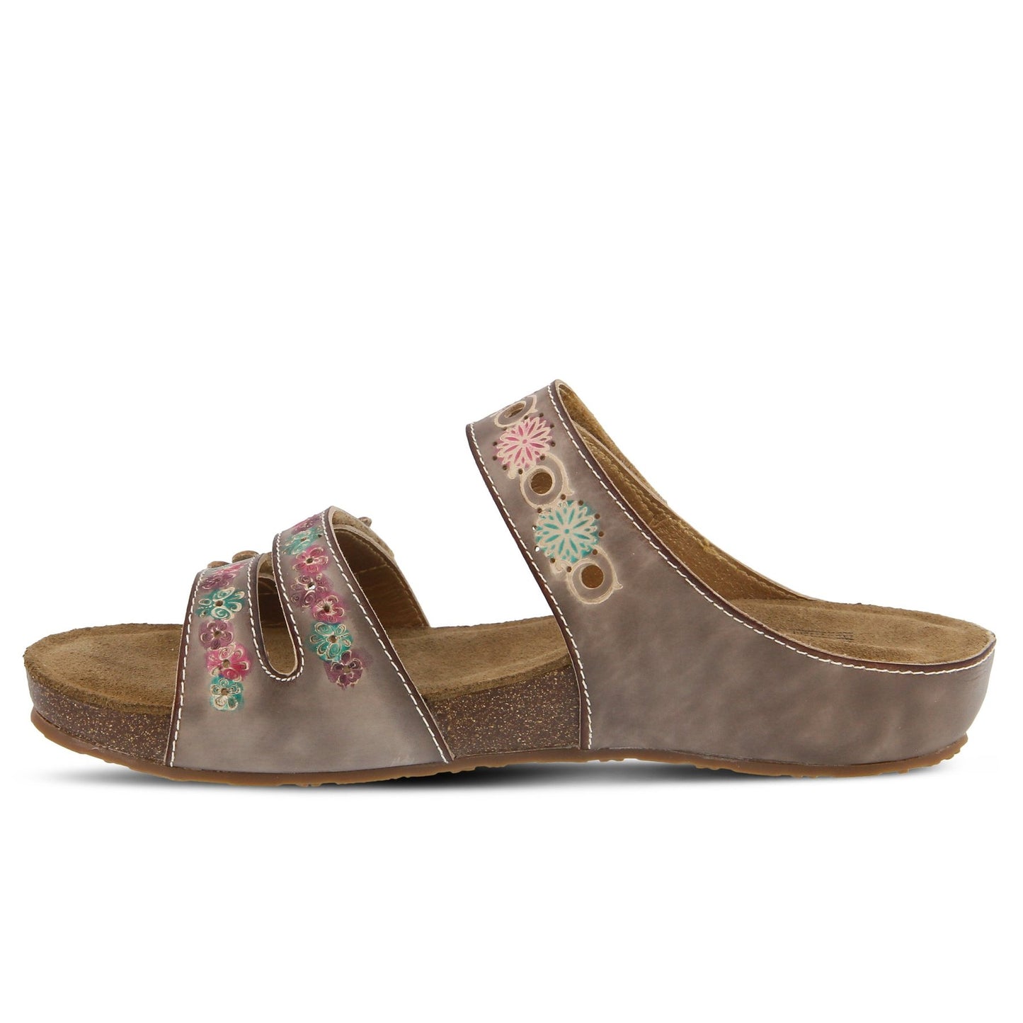 Spring Step Women's FREESIA SANDAL L'Artiste Style "Grey" - All Mixed Up