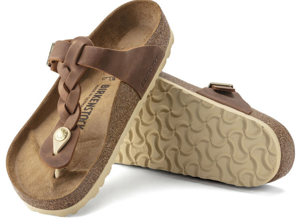 Birkenstock Gizeh Braided Cognac Women’s - All Mixed Up