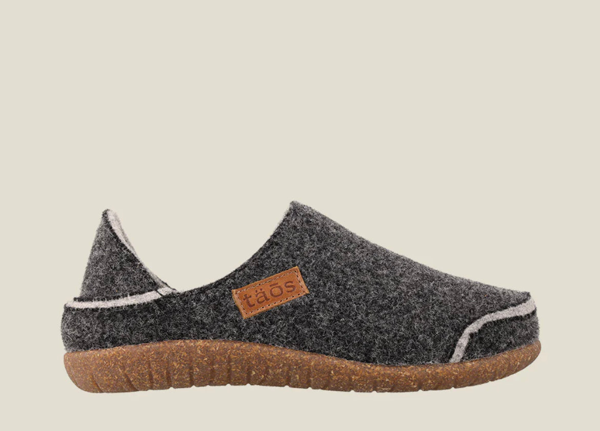 Taos Convertawool Charcoal Shoe - All Mixed Up