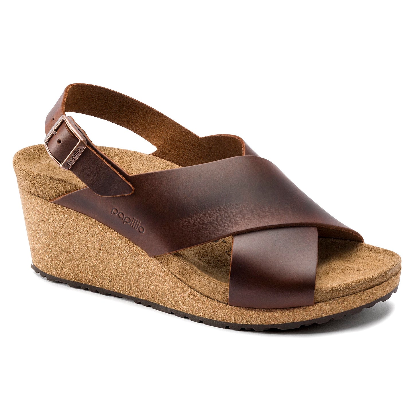 Birkenstock Samira Leather Cognac Women’s Sandal - All Mixed Up