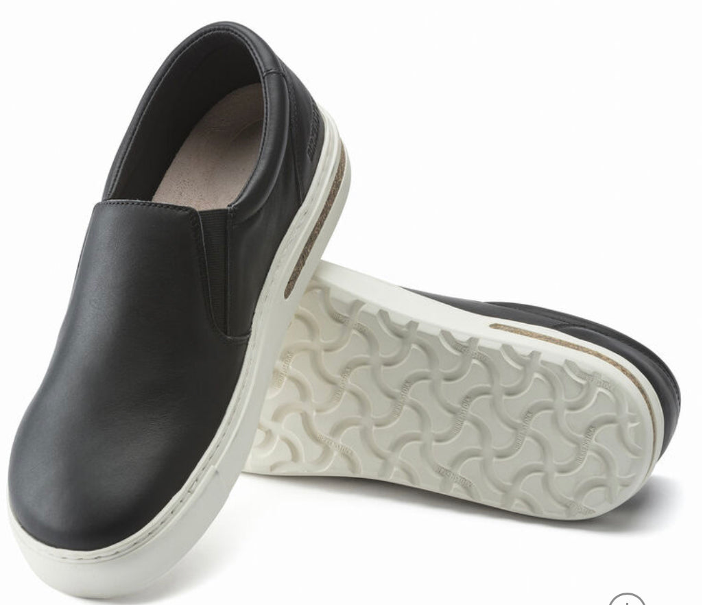 Birkenstock Oswego Black Leather Shoes - All Mixed Up