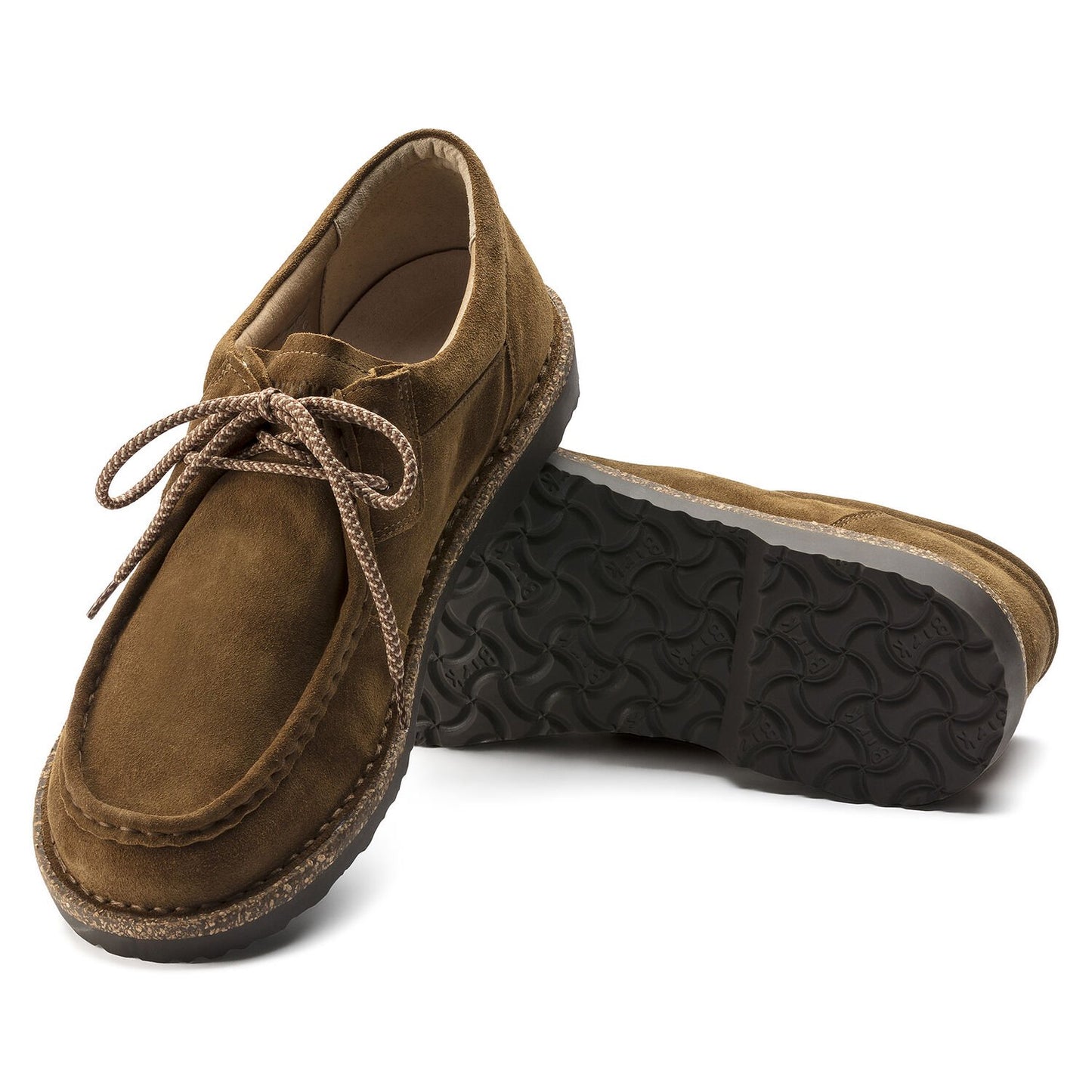 Birkenstock Mens Pasadena Suede Leather Tea Hydrophobic - All Mixed Up