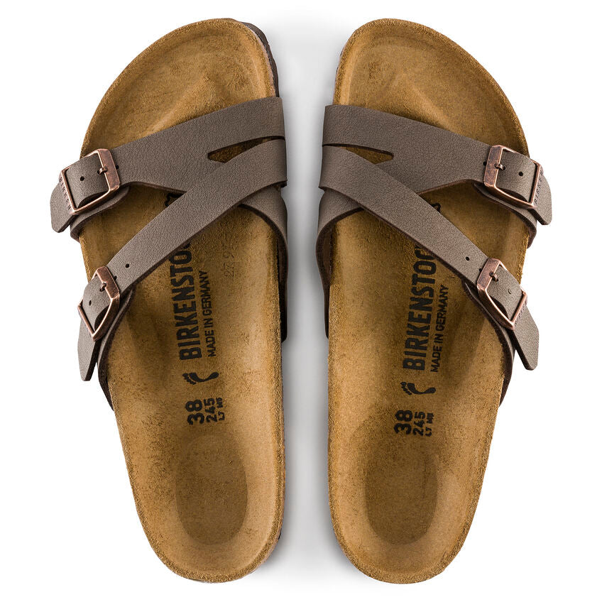 Birkenstock Yao Balance BirkiBuc Mocha - Womens Sandal - All Mixed Up