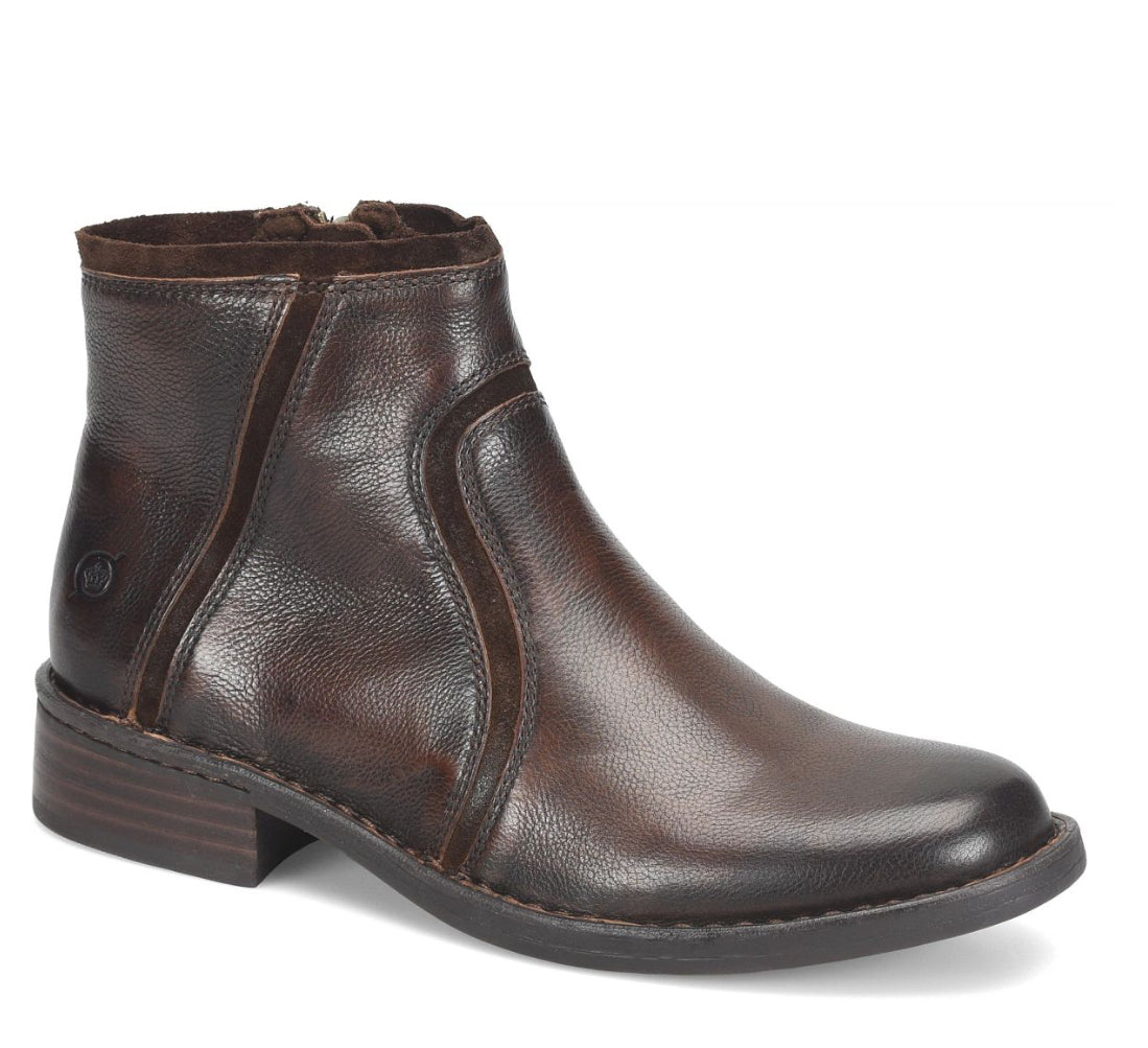 Born Cincy Brown Combo Women’s Ankle Boots