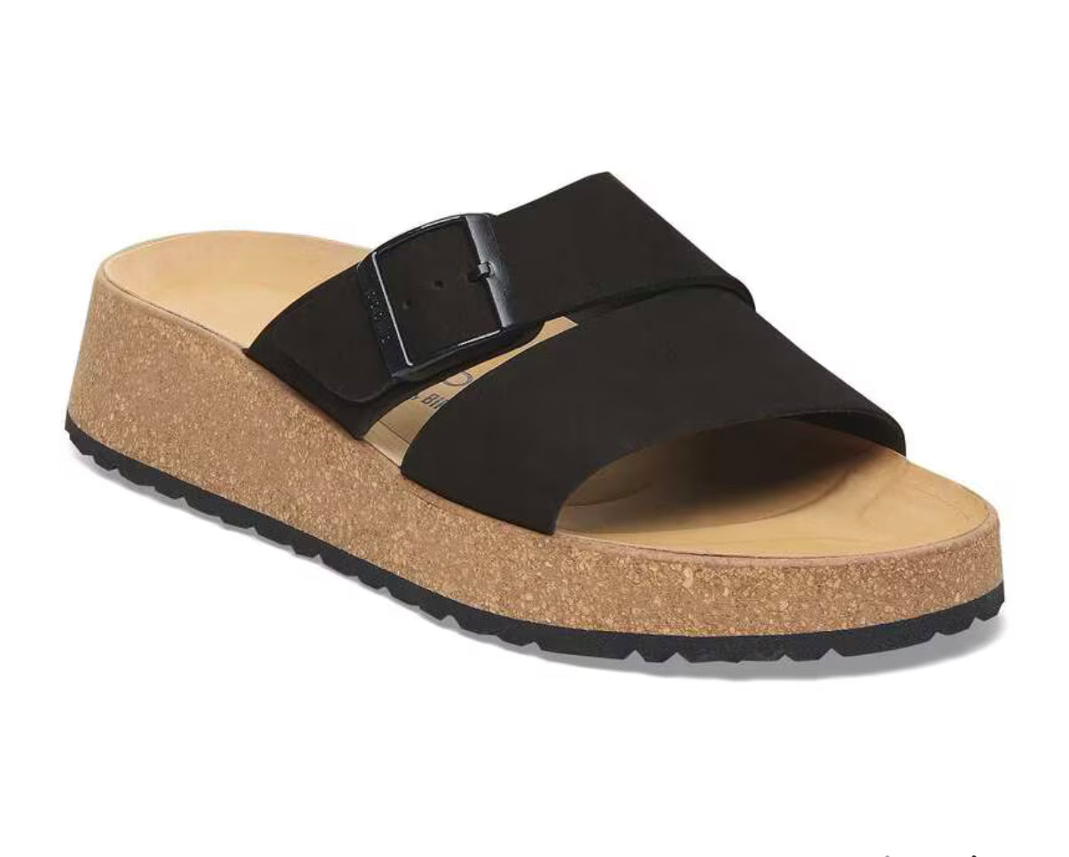 Birkenstock Almina Nubuck Leather Black