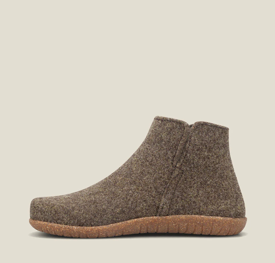 Taos Good Wool Brown Olive Women’s Boot - All Mixed Up 