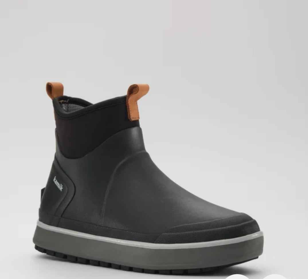 Kamik Lowtide Men’s Rain Boots – Black | All Mixed Up