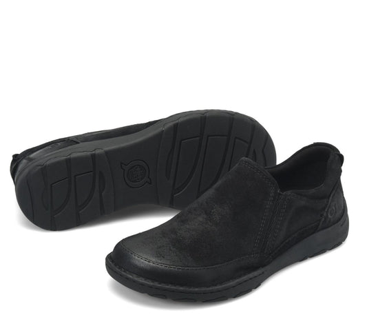 Born Sandor Black Distressed Men’s Loafers