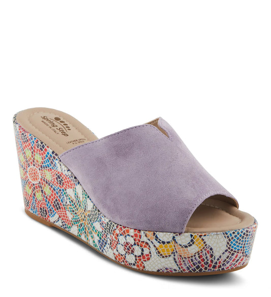 SPRING STEP LAYLANI SLIDE SANDAL LAVENDER WOMEN’S