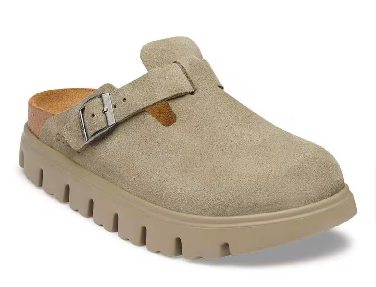 Birkenstock Boston Chunky
Suede Leather Taupe
