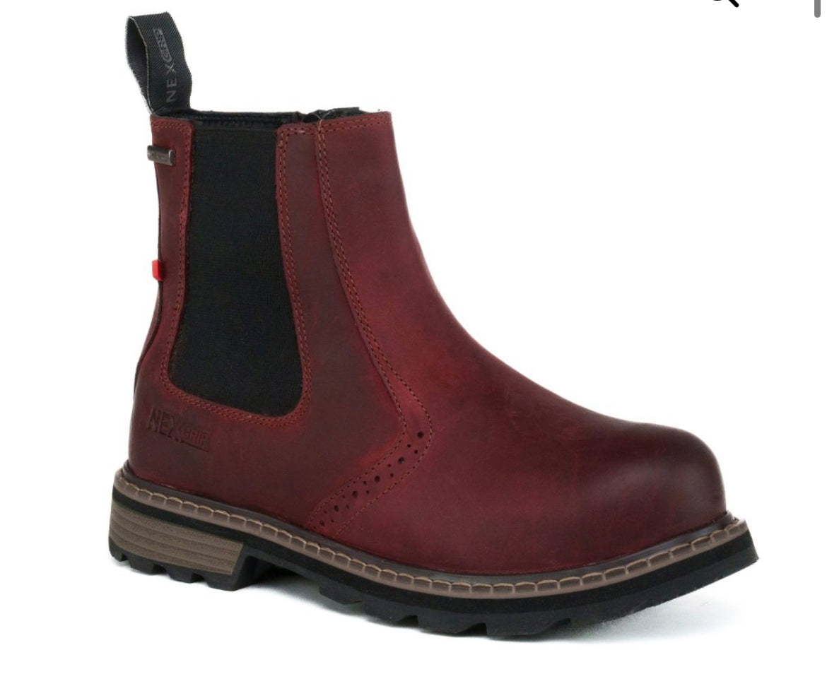 NexGrip Stella 5.0 Burgundy Boot