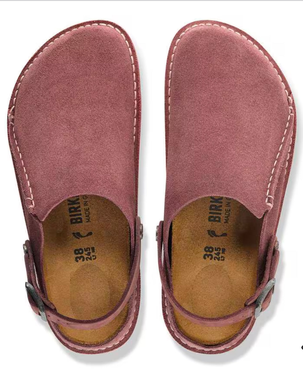 Birkenstock Lutry Premium Suede
Suede Leather Pepper