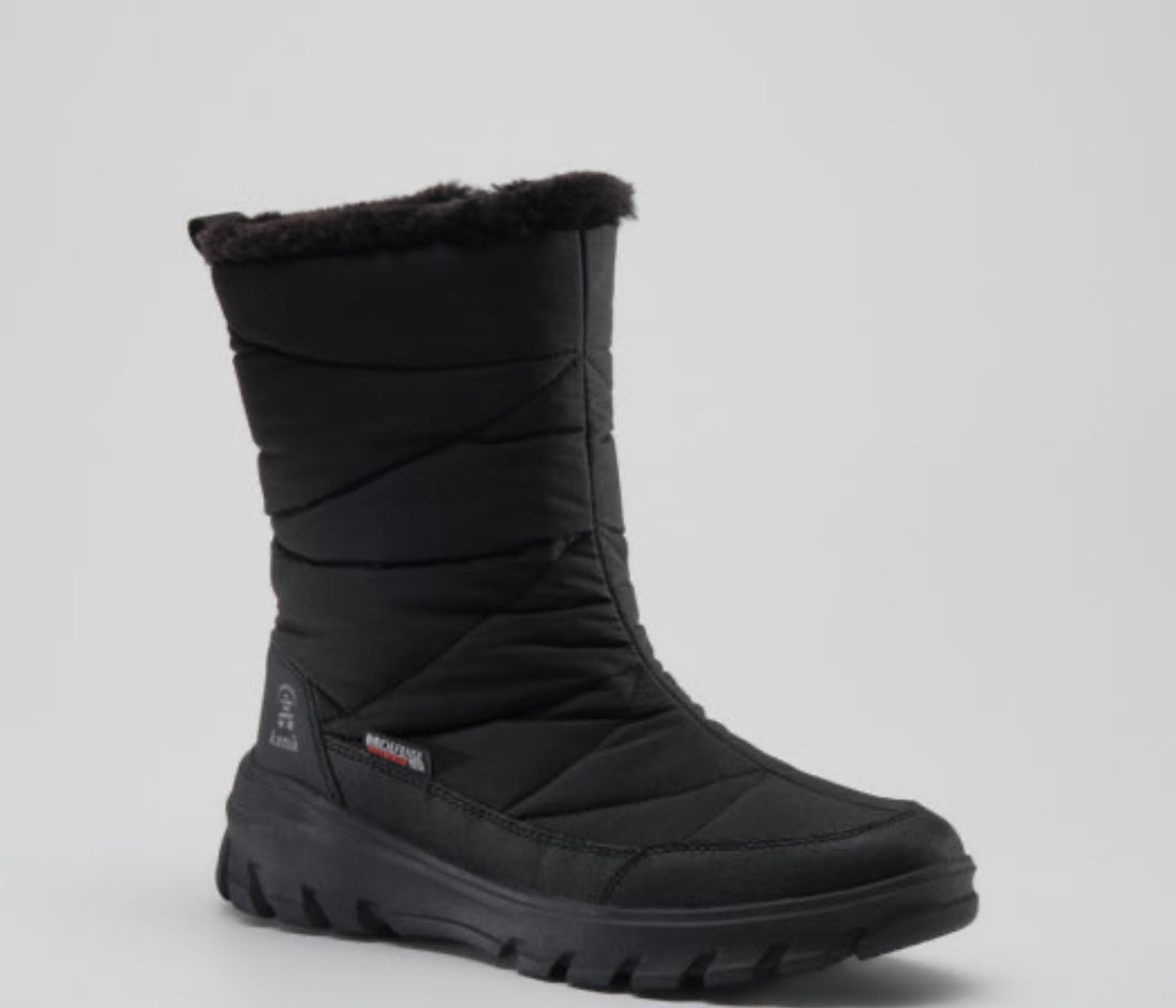Kamik Snowdon Zip Women’s Winter Boots – Black | All Mixed Up