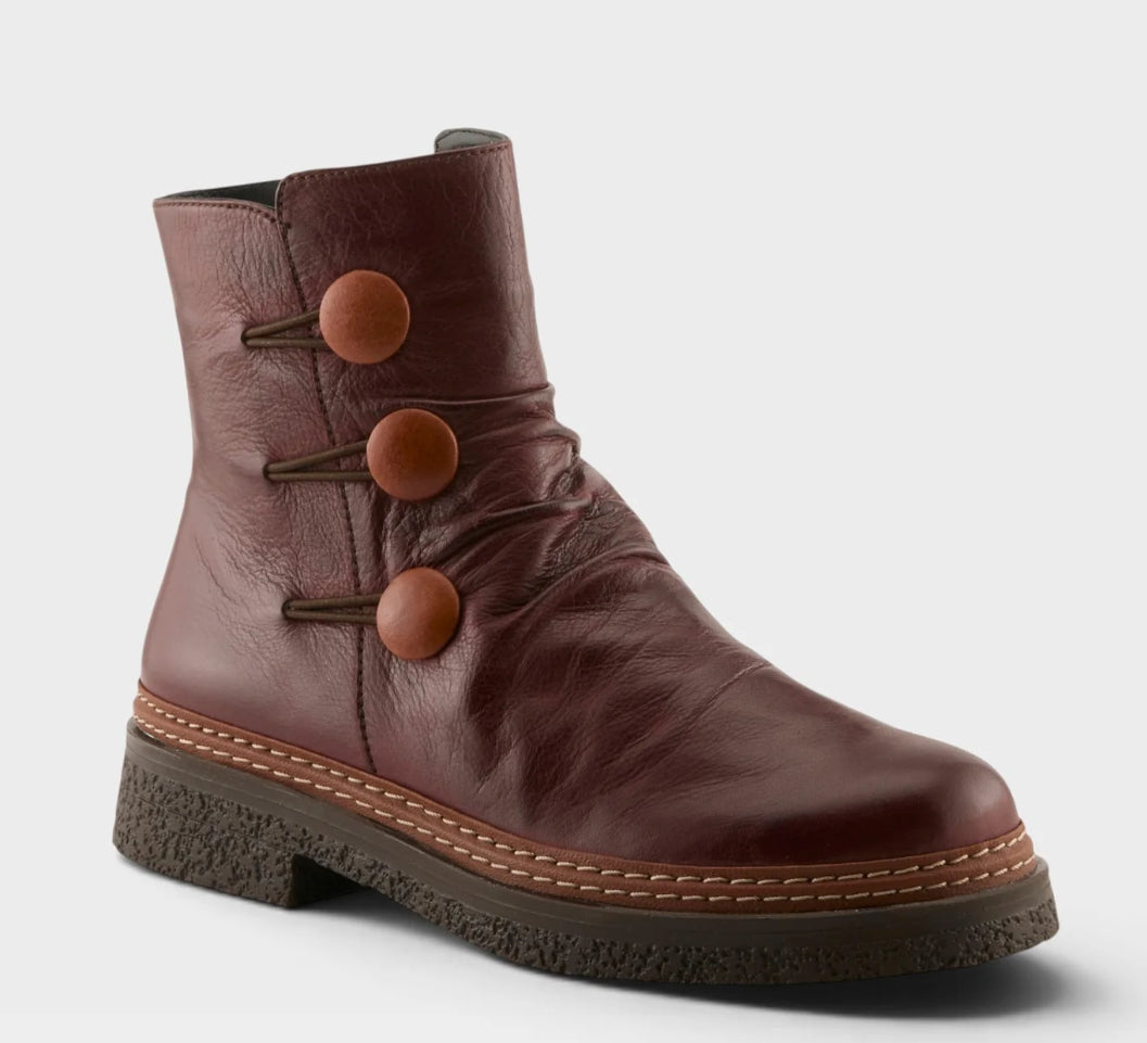Spring Step Bottina Boots – Bordeaux Multi