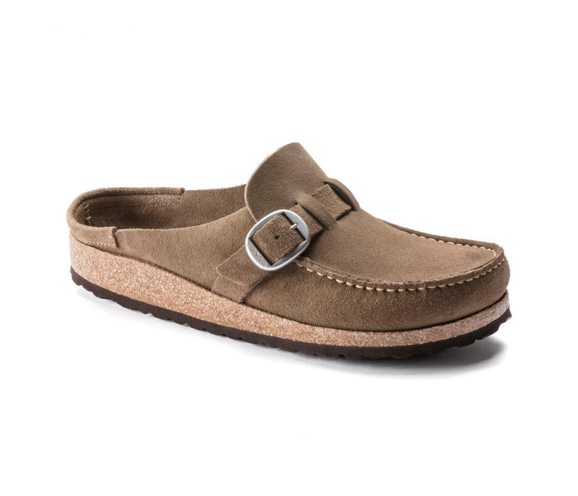 Birkenstock Buckley Women’s Taupe Gray - All Mixed Up 