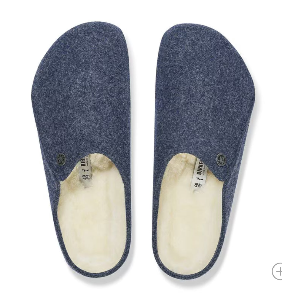 Birkenstock Zermatt Shearling
Wool Felt - Dark Blue