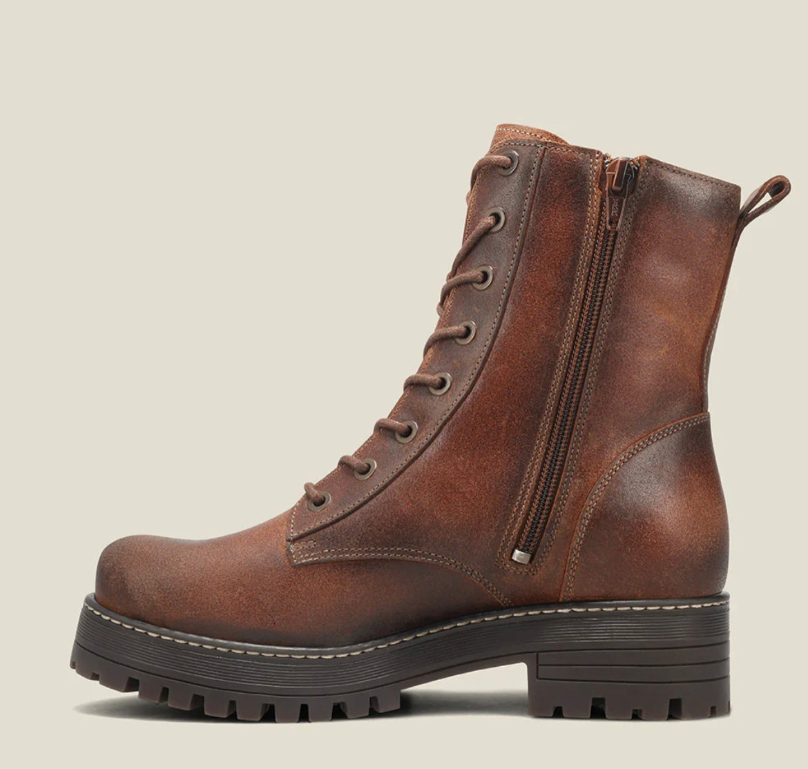 Taos Groupie Cognac Rugged Boot - All Mixed Up 