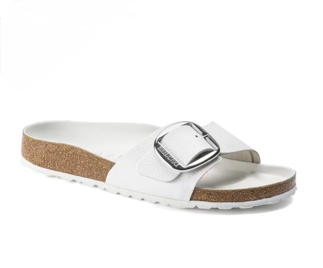 Birkenstock Madrid Big Buckle Leather - White