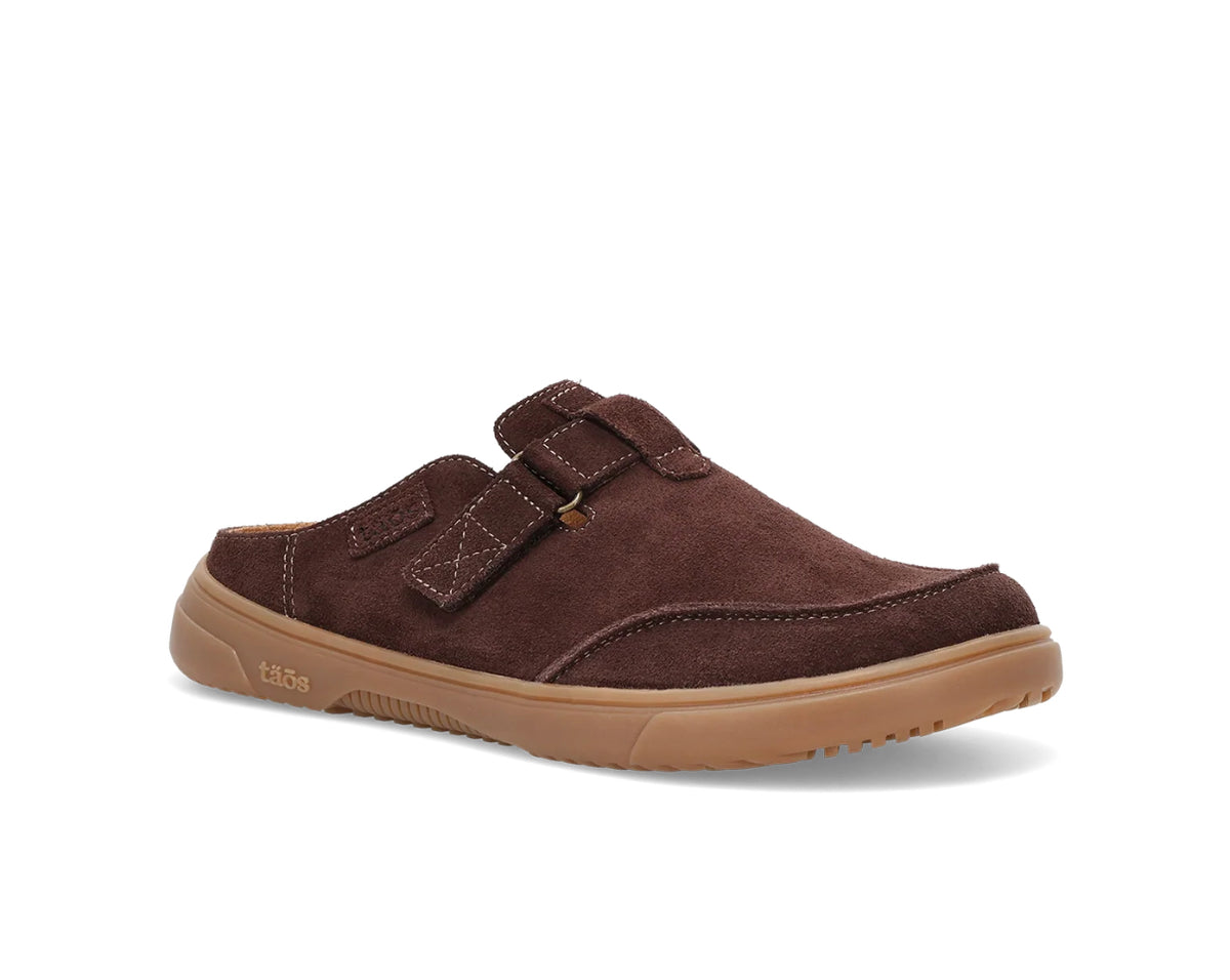 Taos Trivia Cocoa Suede Slip On Women’s Clog