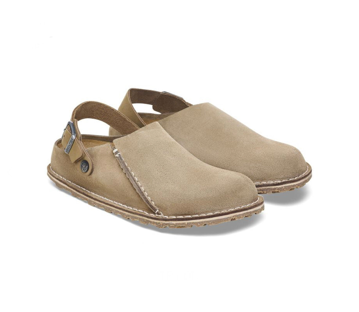 Birkenstock LUTRY PREMIUM SUEDE LEATHER Gray Taupe