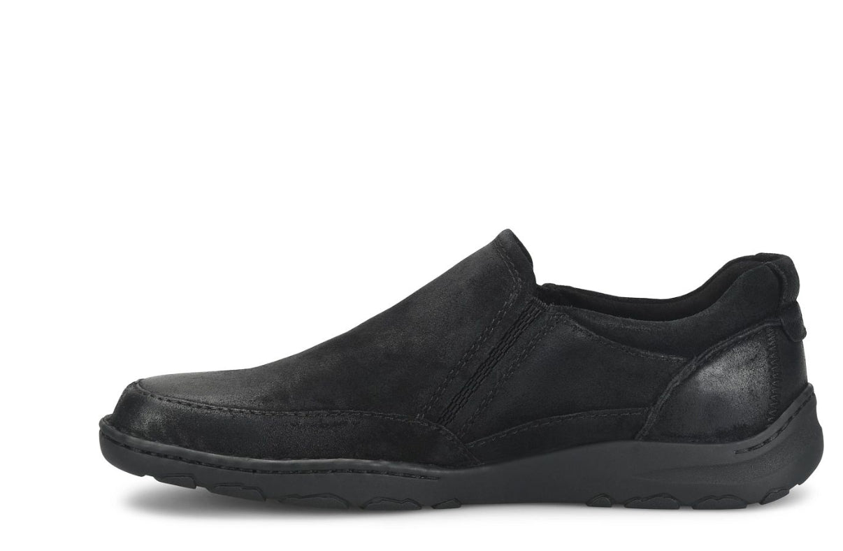 Born Sandor Black Distressed Men’s Loafers