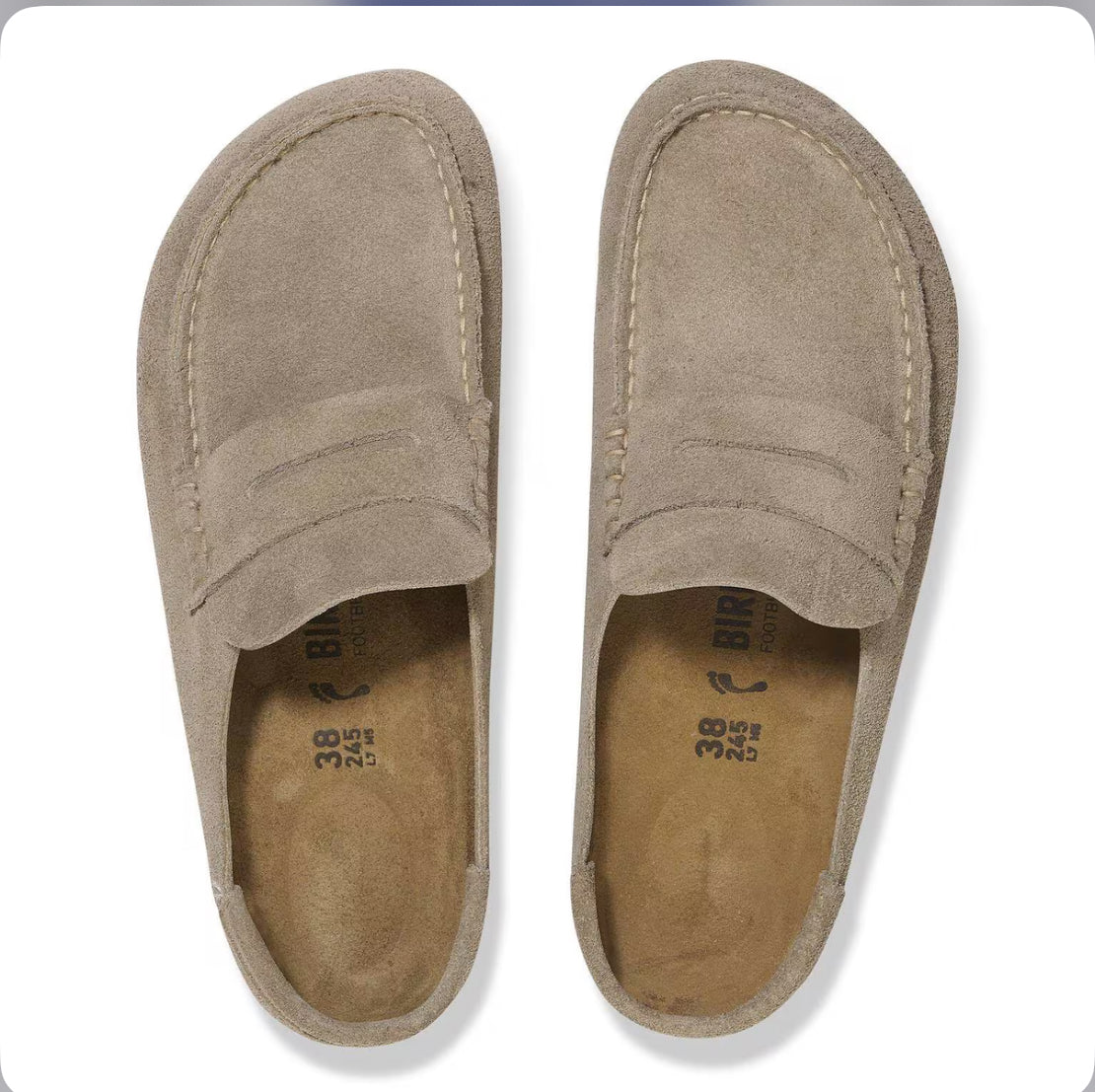 Birkenstock Naples Wrapped
Suede Leather Taupe