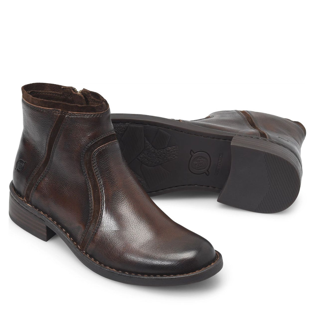 Born Cincy Brown Combo Women’s Ankle Boots