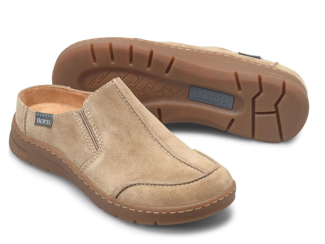 Born Dinah Taupe Suede Women’s Clog